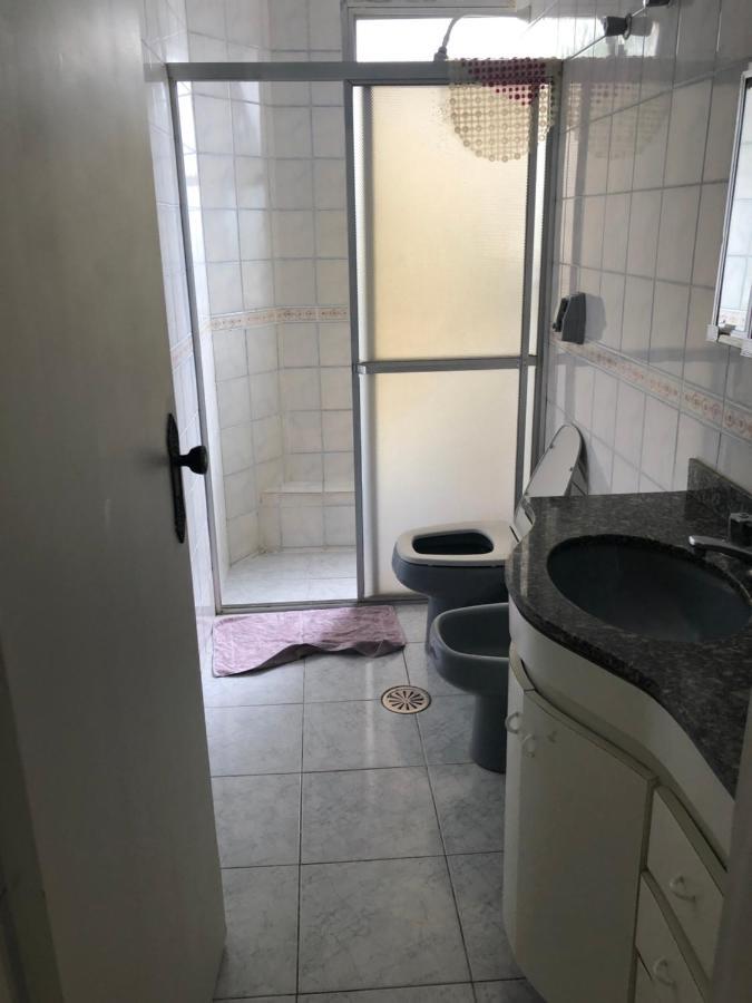 Apto enorme pé na areia, vista linda c/ academia e sauna Guarujá Esterno foto