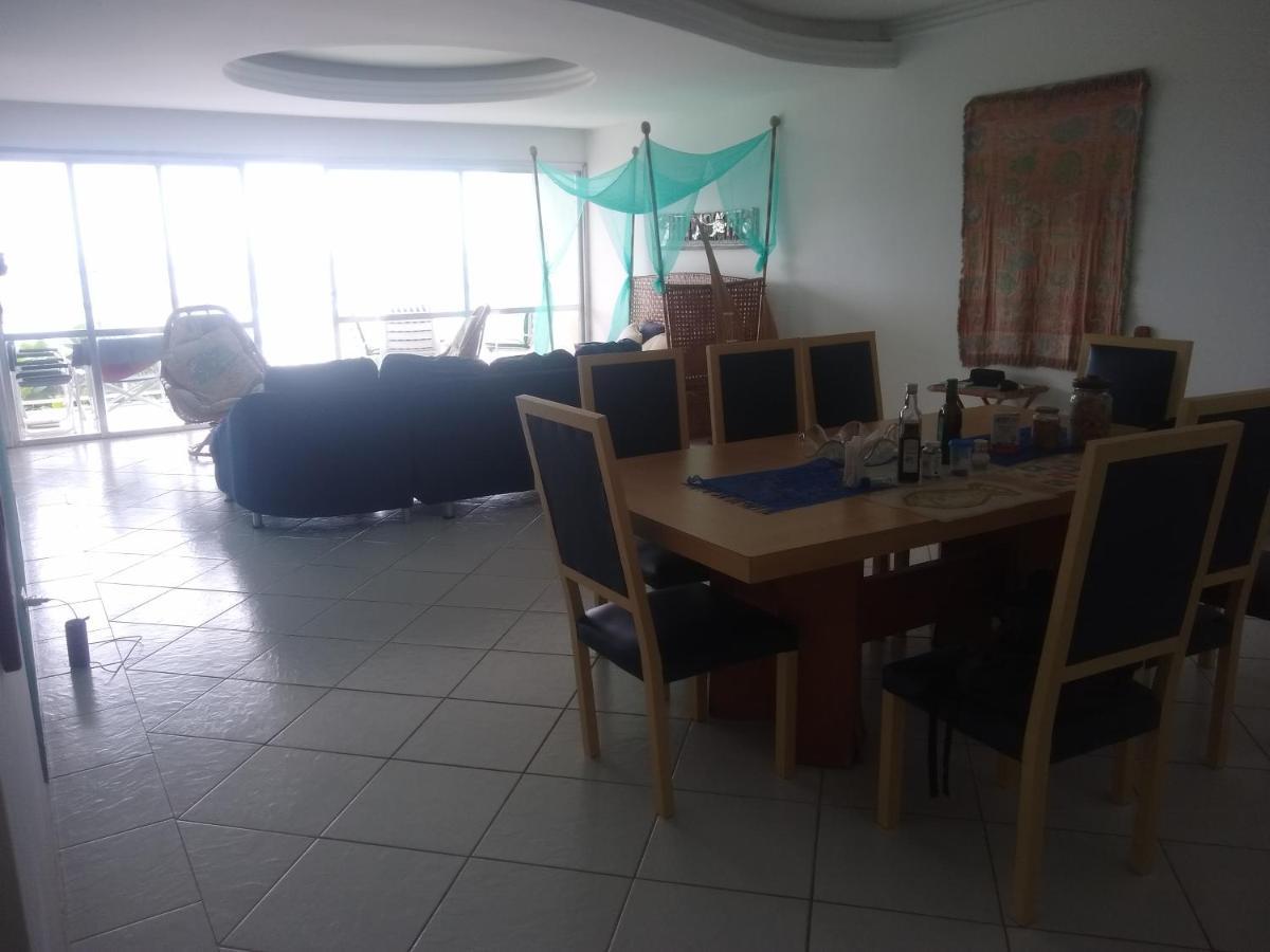 Apto enorme pé na areia, vista linda c/ academia e sauna Guarujá Esterno foto