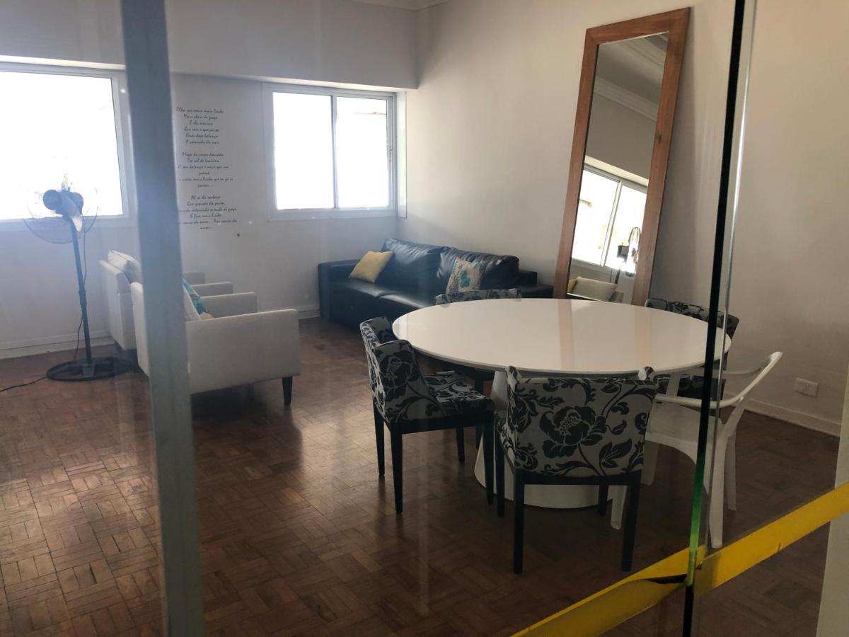 Apto enorme pé na areia, vista linda c/ academia e sauna Guarujá Esterno foto